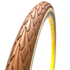 Schwalbe Delta Cruiser Plus Rigid Tyre 26x1.75 HS431 Reflex Brown Cream - ETRTO 47-559