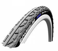 Schwalbe Downtown Rigid Wheel Chair Tyre 24x1.00 Kevlar Guard Grey Black - ETRTO 25-540