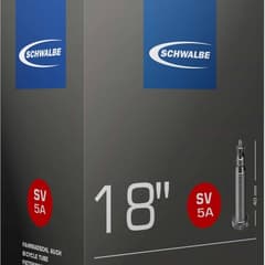 Schwalbe SV5A Inner Tube 18" Presta 40mm - ETRTO 47/60-355