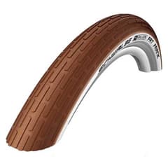 Schwalbe Fat Frank Rigid Tyre 26x2.35 HS375 Brown with White Sidewalls Reflex - ETRTO 60-559