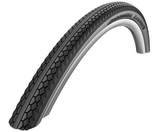 Schwalbe Century Rigid Tyre 700x28c HS458 K-Guard Black Graphite - ETRTO 28-622