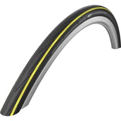 Schwalbe Lugano Rigid Tyre 700x25C HS471 Black Yellow - ETRTO 25-622 