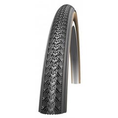 Schwalbe HS166 Rigid Tyre 550x35A 22x1"3/8 Black with Beige Sidewalls - ETRTO 37-490 