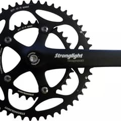 Stronglight Impact Double Road Chainset Black 9/10-Speed 175mm 50/34
