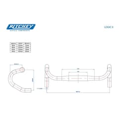 Ritchey WCS Logic 2 Handlebar Di2 31.8mm Blatte Black