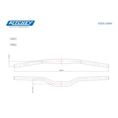 Ritchey Comp Rizer Handlebar 31.8mm 740mm 35mm BB Black