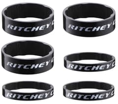 Ritchey Carbon Headset Spacers 1"1/8 3x5mm 3x10mm Glossy Carbon 