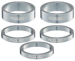 Ritchey Classic Headset Spacers 1"1/8 3x5mm 2x10mm Silver