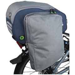 Dahon Rack Bag – 10L Expandable Light Blue-Grey