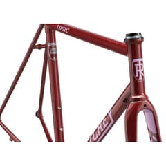Ritchey Road Logic Steel Frame with Carbon Fork Red Rose Sally's Macarons