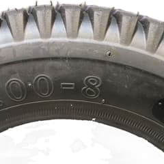 Rolko XSENSE Non-Marking Solid Tyre 3.00-8 4PR CY145 Black - 38 mm Split Rim