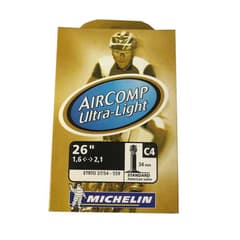 Michelin Aircomp Ultra Light Inner Tube C4 26x1.60/2.10 Schrader - ETRTO 37/54-559
