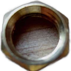 Olympique Schrader Valve Hex Nut Gold