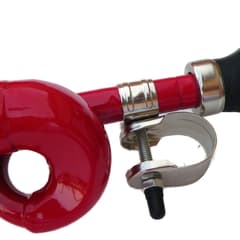 Olympique Volute Metal Bike Horn Black