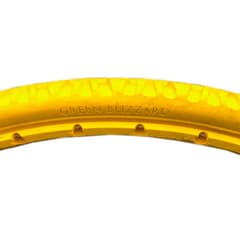 Greentyre Blizzard Solid Tyre Yellow 20x2.125 Internal Rim Width 27-29mm ETRTO 54-406