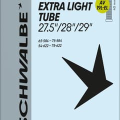 Schwalbe AV19L Inner Tube 27.5/29" Schrader - ETRTO 54/75-584/622