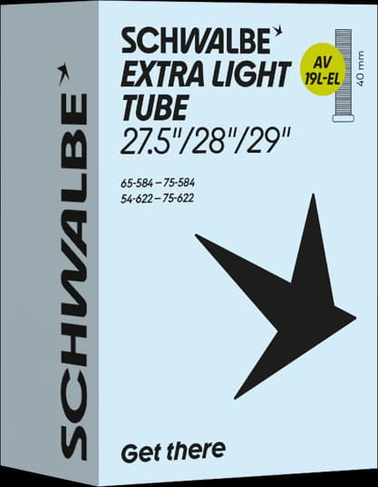Schwalbe AV19L Inner Tube 27.5/29" Schrader - ETRTO 54/75-584/622