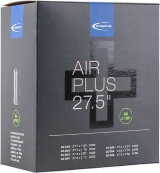 Schwalbe AV21AP Air Plus Inner Tube 27.5x1.50/2.40 Schrader - ETRTO 40/62-584