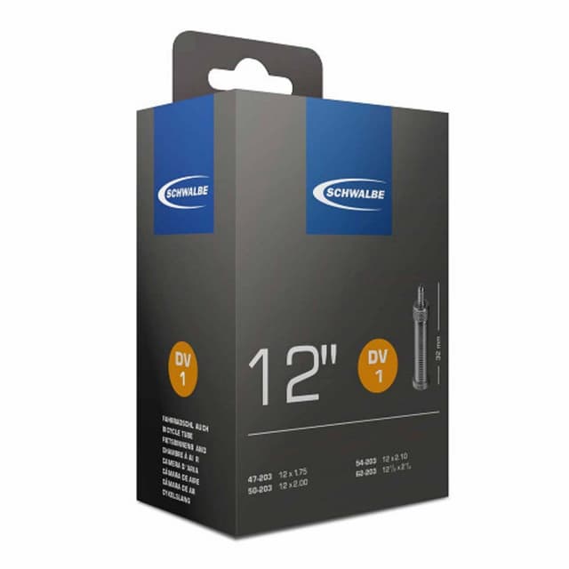 Schwalbe DV1 Inner Tube 12x1.75/2.25 Dunlop - ETRTO 47/62-203
