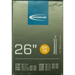 Schwalbe DV12 Inner Tube 26x1.75-1"5/8 - (650A, 650B, 650C) Dunlop 40mm - ETRTO 32/47-559/597