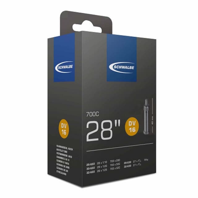 Schwalbe DV16 Inner Tube 28" 700x28/32 Dunlop - ETRTO 28/32-622/630