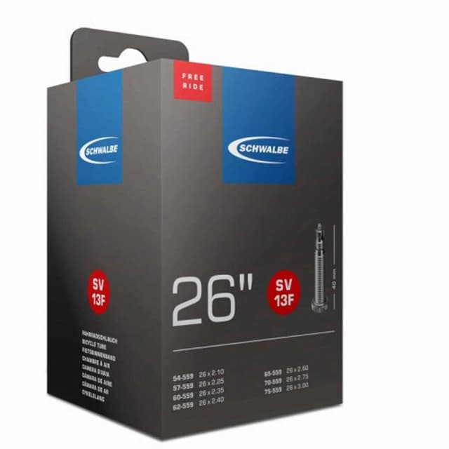 Schwalbe FreeRide SV13F Inner Tube 26x2.10/3.00 Presta 40mm - ETRTO 54/75-559
