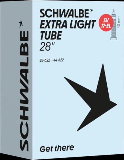 Schwalbe SV17-EL Extra Light Inner Tube 700C/28" Presta - ETRTO 28/44-622