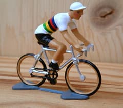 CBG Mignot Model Cyclist World Champion Rainbow Jersey