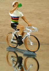 CBG Mignot Model Cyclist World Champion Rainbow Jersey Drinking Bottle