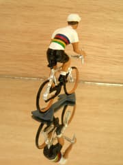 CBG Mignot Model Cyclist World Champion Rainbow Jersey Standing
