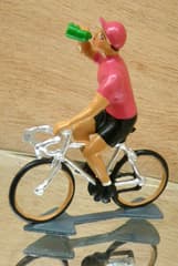 CBG Mignot Model Cyclist Tour of Italy Pink Jersey Drinking Bottle