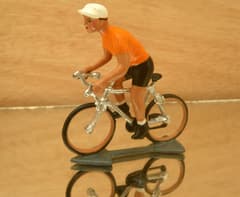 CBG Mignot Model Cyclist Tour of Holland Orange Jersey Standing