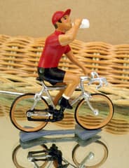 CBG Mignot Model Cyclist Tour of Spain Red Jersey Drinking Bottle