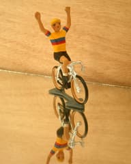 CBG Mignot Model Cyclist Colombian Jersey with Raised Arms