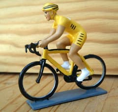 CBG Mignot Model Cyclist Yellow Jersey Contempory