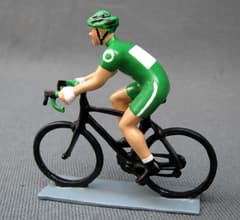 CBG Mignot Model Cyclist Green Jersey Contempory