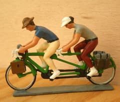 CBG Mignot Model Cyclist Touring on Tandem
