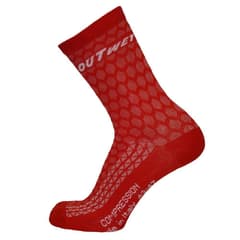 Outwet Compression Socks Half Calf Red