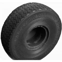 Greentyre Dusk Heavy Duty Solid Tyre Black 3.00-4 260x85 Internal Rim Width 58-61mm