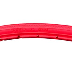 Greentyre Esprit Solid Tyre Red 700x28C Internal Rim Width 14-16mm ETRTO 28-622