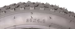 WD Fat Bike Tyre 20x4.00 Rigid Bead ETRTO 100-406