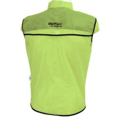 Outwet Waterproof and Windproof Sleeveless Vest with Zip Yellow S