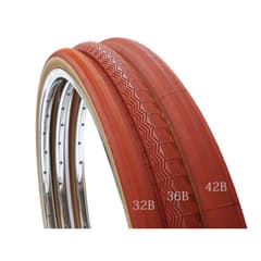 Grand Bois Lierre Extra Leger Folding Tyre 650x36B Red - ETRTO 36-584