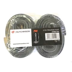Pack of 2 Hutchinson Inner Tubes 700x20/25 Presta 48mm ETRTO 20/25-622