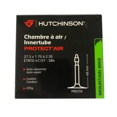 Hutchinson Protect'Air Self Sealing Inner Tube 27.5x1.70/2.35 Presta 48mm ETRTO 47/57-584