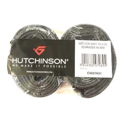 Pack of 2 Hutchinson Inner Tubes 20x1.70/2.35 Schrader 40mm ETRTO 44/60-406