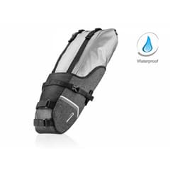 Ibera Waterproof SeatPak Carryall Saddle Bag Grey 10L