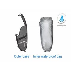 Ibera Waterproof SeatPak Carryall Saddle Bag Black 10L