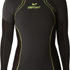Outwet Islanda Long Sleeve Round Neck Base Layer Unisex Black S/M