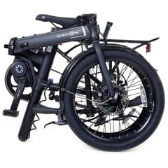 Dahon UNIO E20 Electric 9-Speed Folding Bike in Jet Black